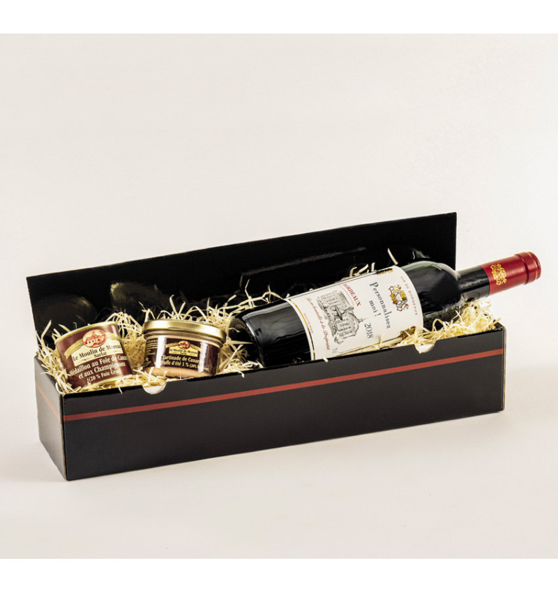 Colis Bordeaux AOC 2018 personnalisé Colis Bordeaux AOC 2018 personnalisé