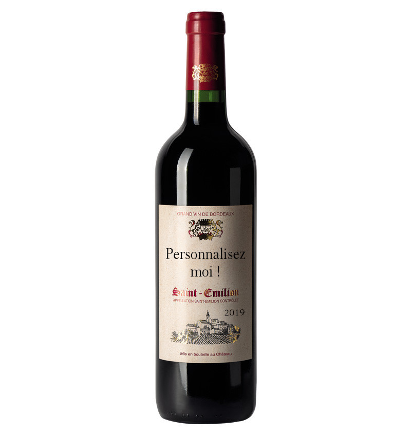 Saint-Emilion AOC 2019 personnalisé Saint-Emilion AOC 2019 personnalisé