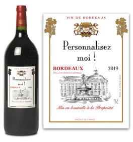 Magnum Bordeaux AOC 2019 personnalisé