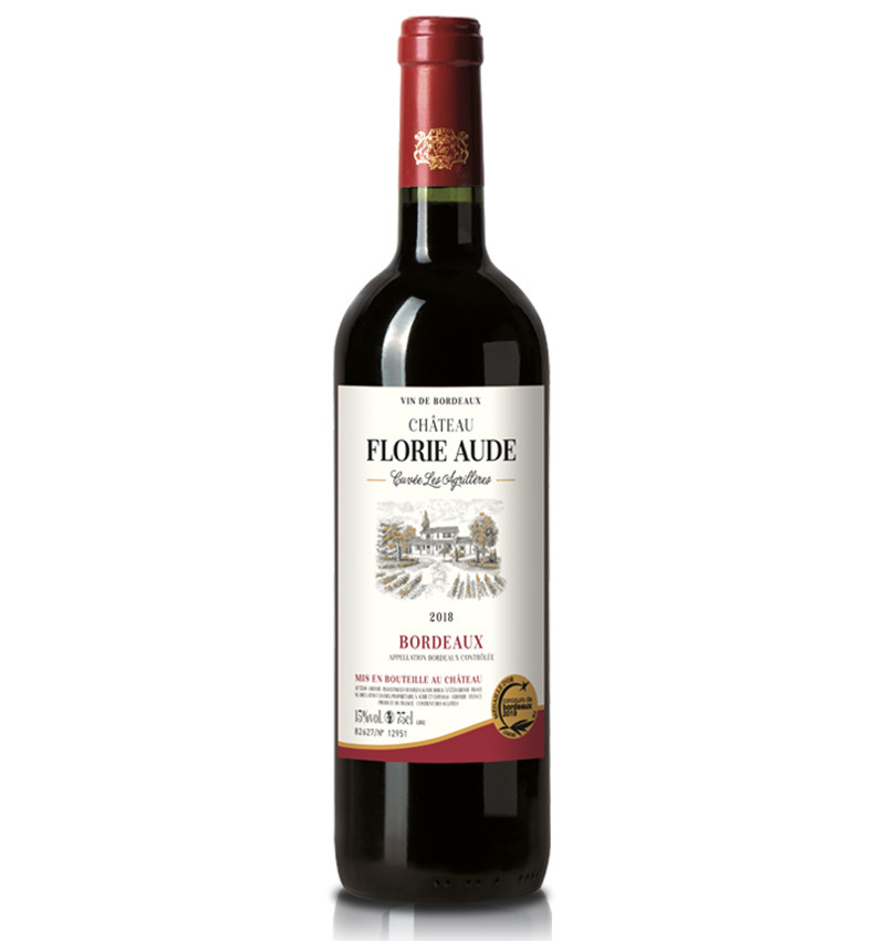 Château Florie Aude 2018 - Cuvée Les Agrillères Château Florie Aude 2018 - Cuvée Les Agrillères