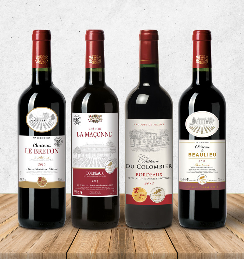 Assortiment Bordeaux AOC médaillés