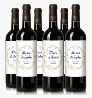 Bordeaux 2019 vieilli en fût de chêne - 6 bouteilles