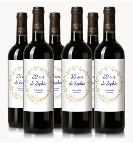 Bordeaux 2019 vieilli en fût de chêne - 6 bouteilles