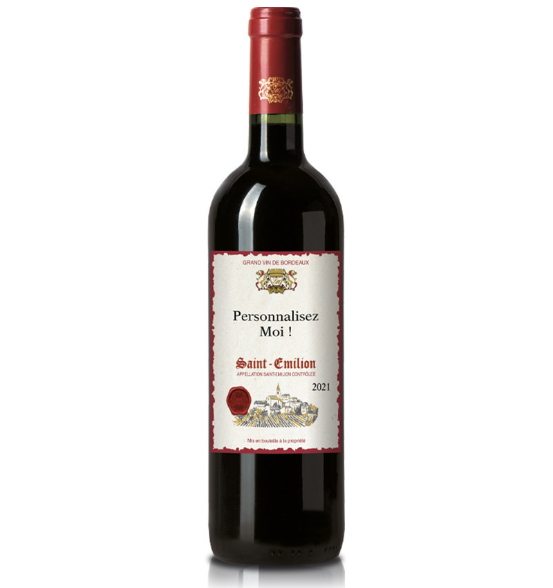 SaintEmilion AOC 2021 personnalisé