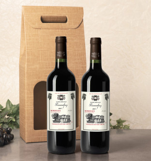 Coffret 2 Bordeaux AOC...