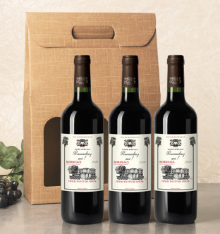 Coffret 3 Bordeaux AOC...