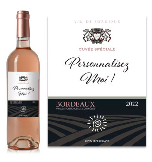 Coffret vin de Bordeaux 4 bouteilles blanc et rosé AOC Bordeaux rouge