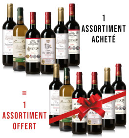 1 assortiment acheté + 1 offert