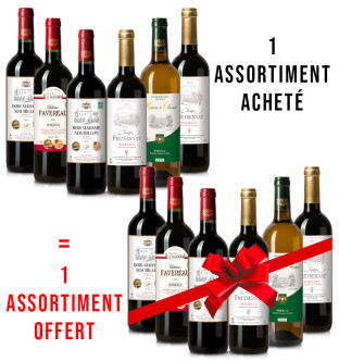 1 assortiment acheté + 1 offert