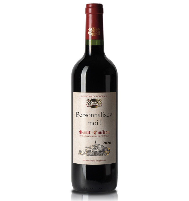 Saint-Emilion AOC 2020 personnalisé