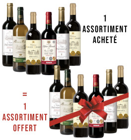 1 assortiment acheté + 1 offert
