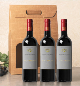 Coffret 3 Saint-Emilion AOC - Baron d'Artérac 2021