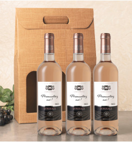 Coffret 3 Bordeaux Rosé 2023 à personnaliser