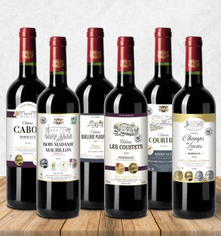 Assortiment Bordeaux Médaillés d'OR