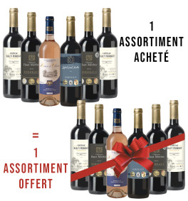 1 assortiment acheté + 1 offert
