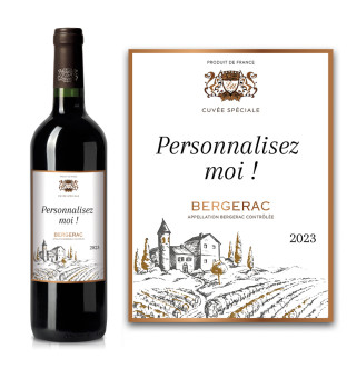 Bergerac AOC 2023 personnalisé