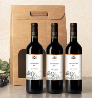 Coffret 3 Bergerac AOC 2023 à personnaliser