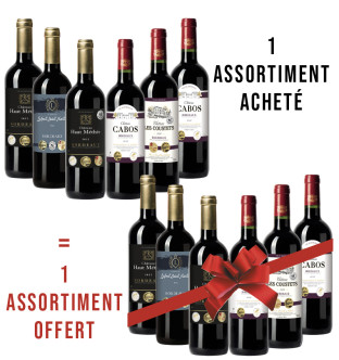 1 assortiment acheté + 1 offert