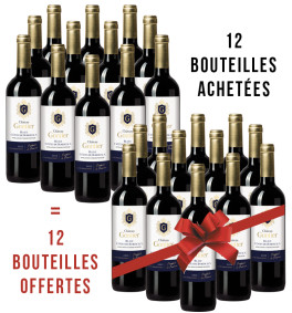 Château Gontier - 12 bouteilles achetées + 12 bouteilles offertes
