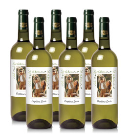 Bordeaux blanc 100% personnalisé - 6 bouteilles