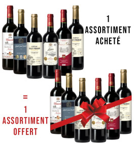 1 assortiment acheté + 1 offert
