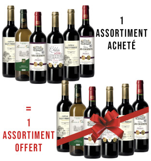 1 assortiment acheté + 1 offert