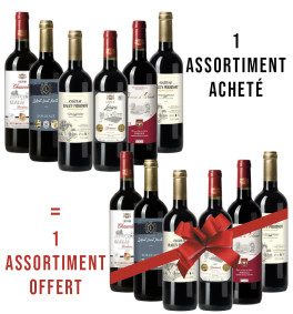 1 assortiment acheté + 1 offert