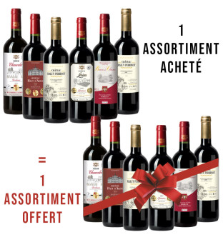 1 assortiment acheté, 1 assortiment offert