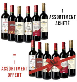 1 assortiment acheté, 1 assortiment offert