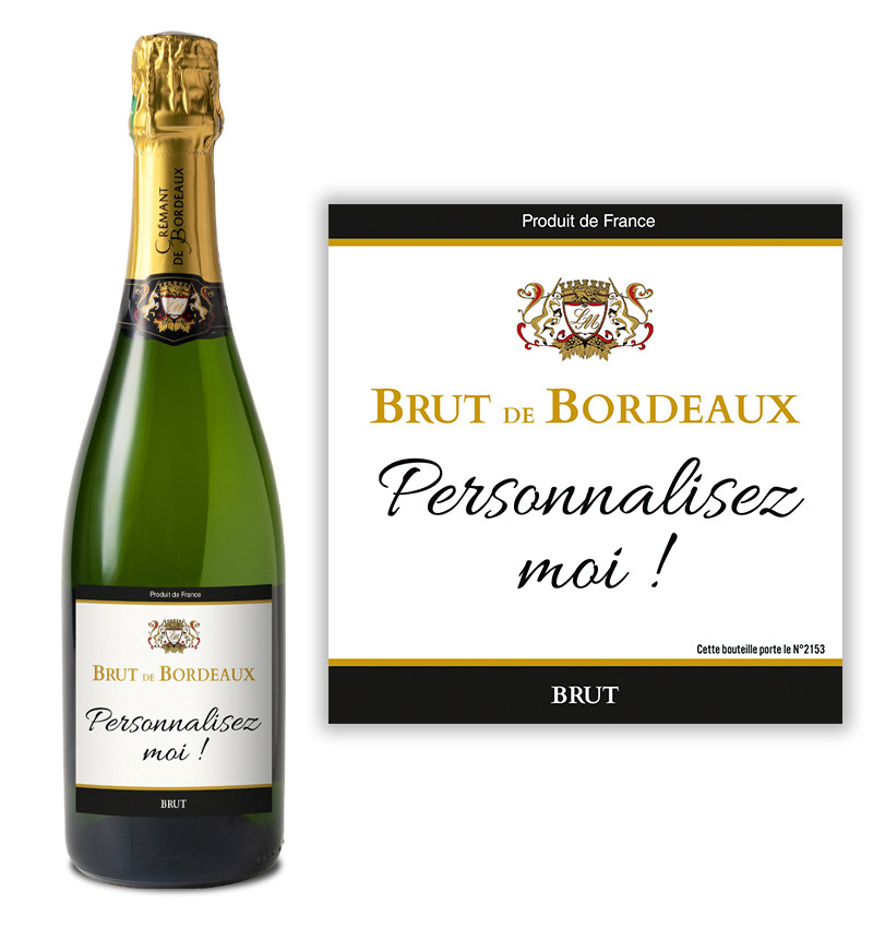 BRUT DE BORDEAUX PERSONNALISE