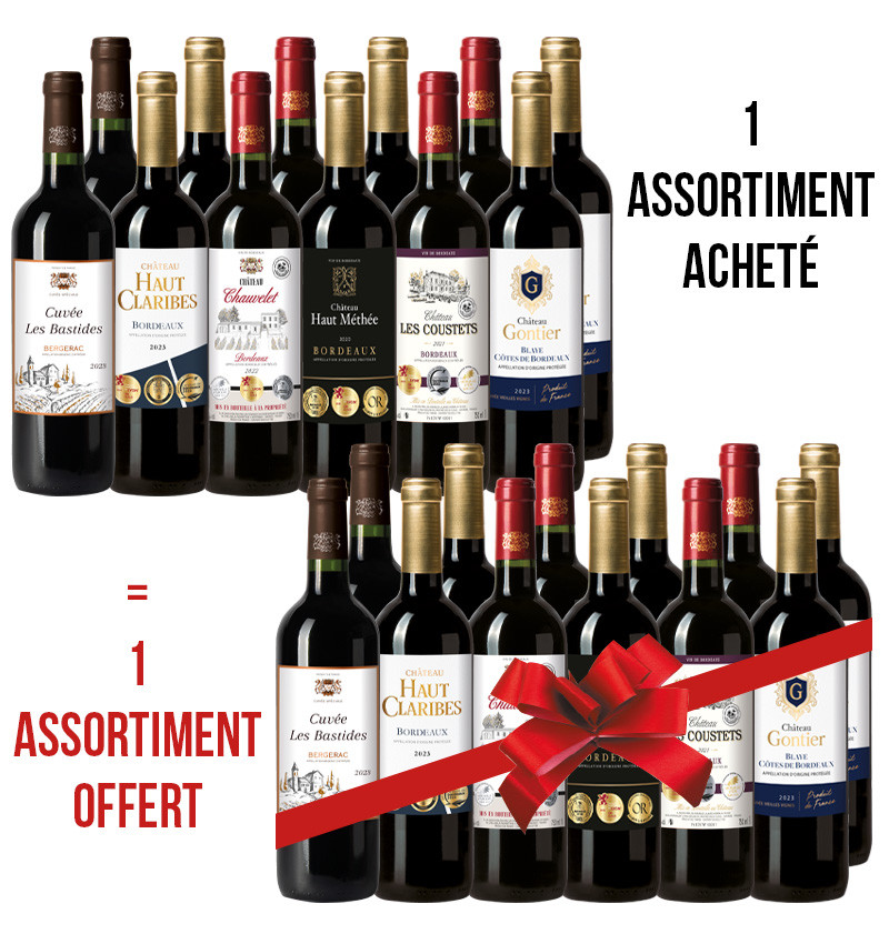 Assortiment 12 bouteilles