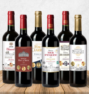 Assortiment bordeaux médaillés 2025