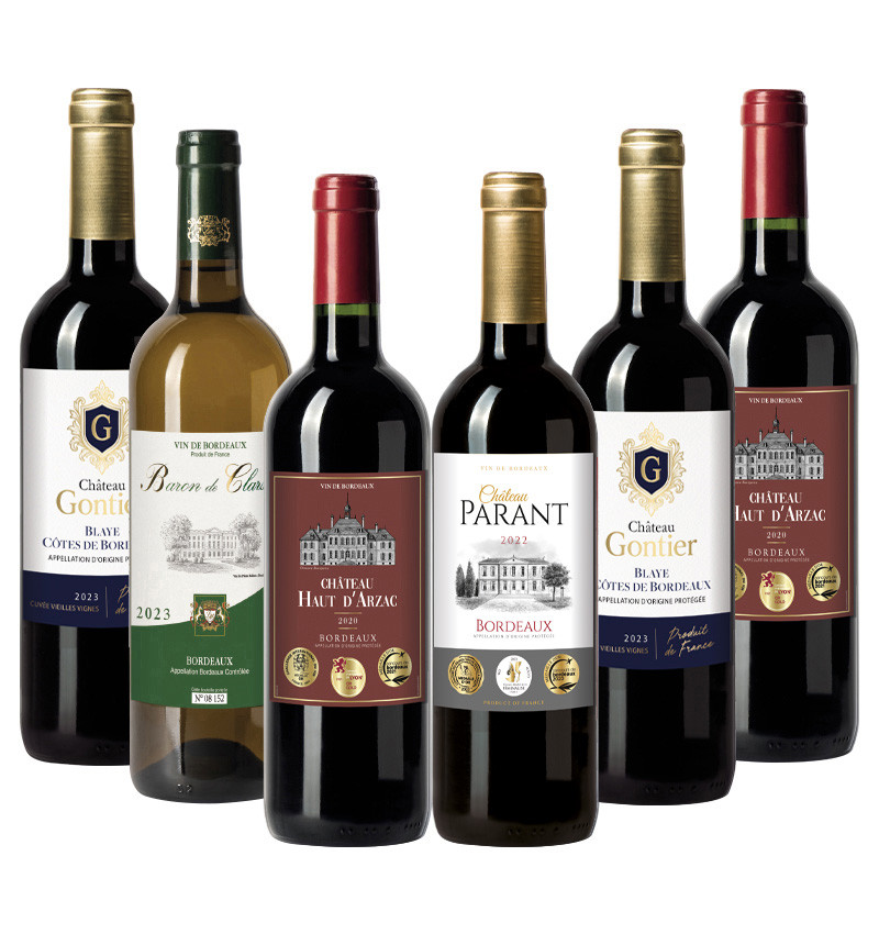 Assortiment 6 bouteilles