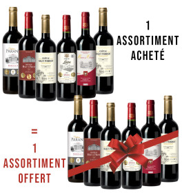 1 assortiment acheté + 1 offert