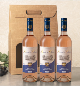 Coffret 3 Baron de Clarsac rosé 2025