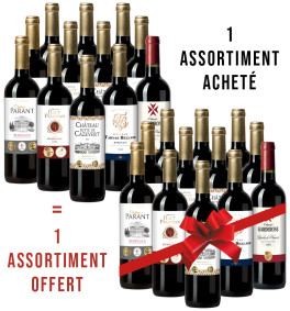 1 assortiment acheté + 1 offert spécial bordelais