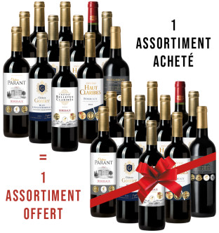 1 assortiment achetée + 1 offert
