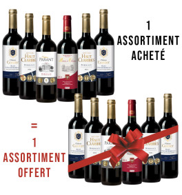 1 assortiment acheté + 1 offert