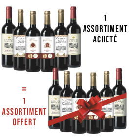 1 assortiment acheté + 1 offert