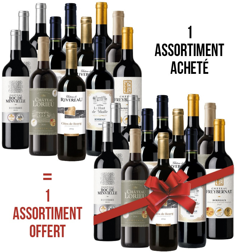 Assortiment de Bordeaux AOC