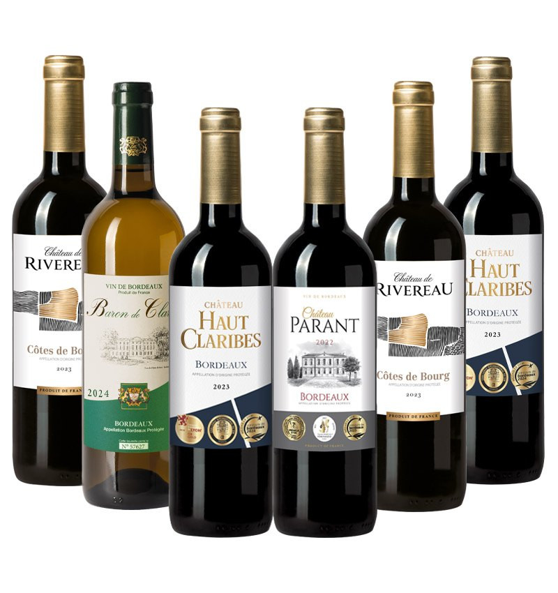 Assortiment 6 bouteilles