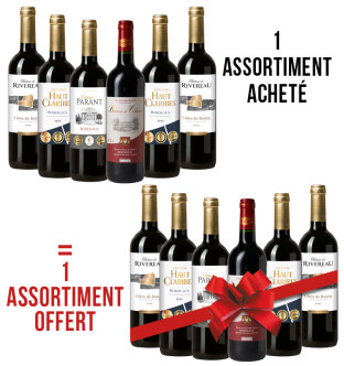 1 assortiment acheté + 1 offert