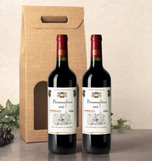 Coffret 2 bordeaux AOC 2024...