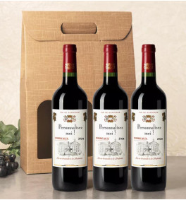 Coffret 3 bordeaux AOC 2024 personnalisé
