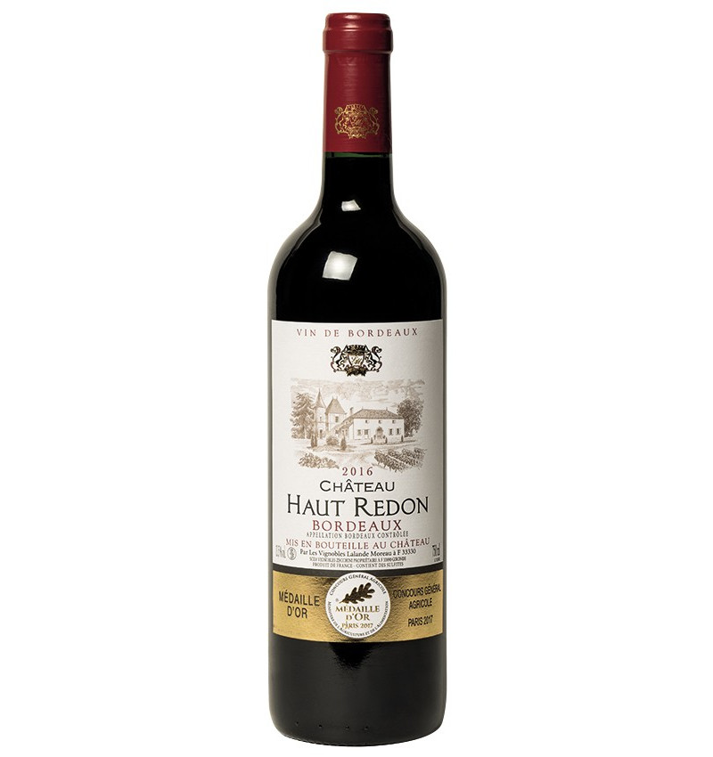 Château Haut Redon 2016 Médaille d'Or Château Haut Redon 2016 Médaille d'Or