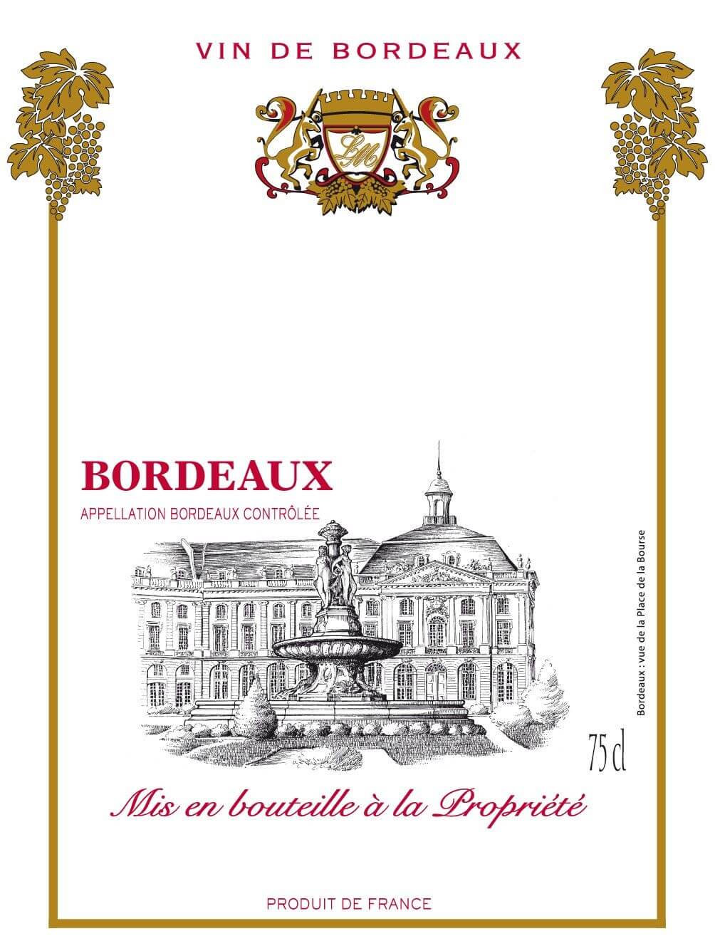 Bordeaux AOC personnalisé Le Chevalier 2019