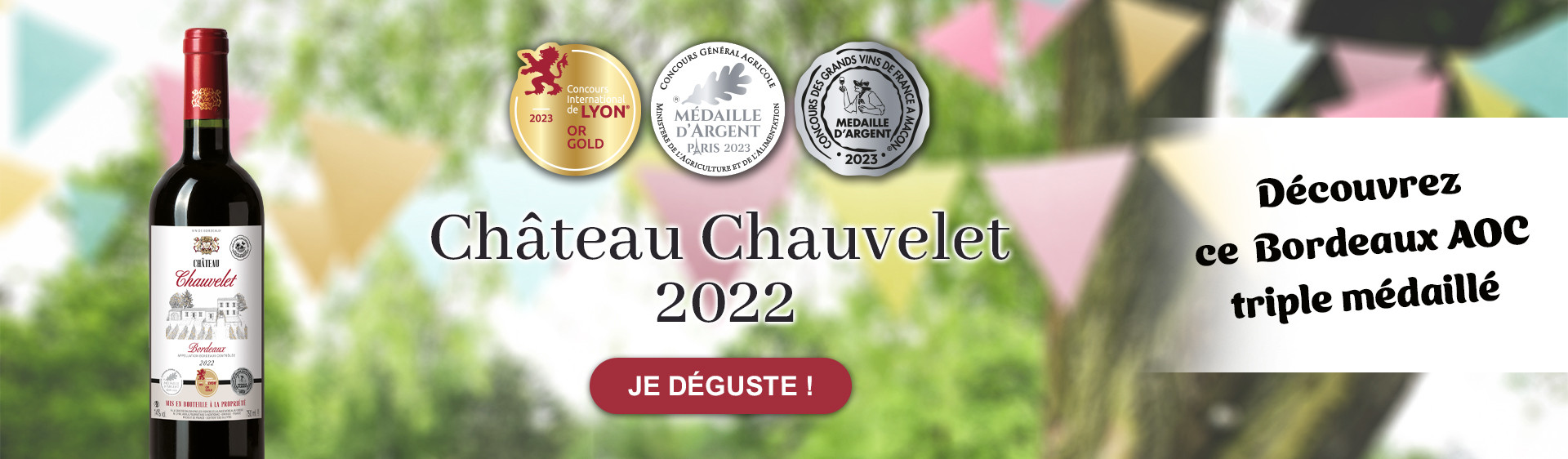Vente Vin de Bordeaux, Magnums et Bouteilles Personnalisées - Vignobles de Lalande-Moreau