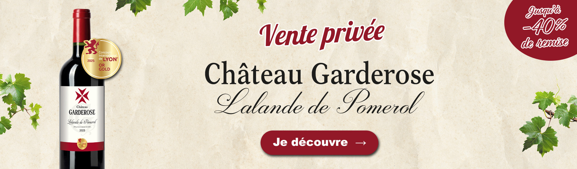 Vente Vin de Bordeaux, Magnums et Bouteilles Personnalisées - Vignobles de Lalande-Moreau