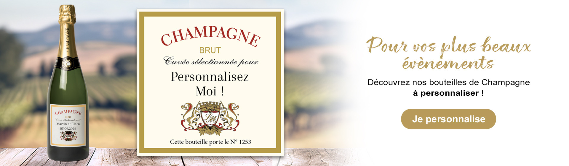 Vente Vin de Bordeaux, Magnums et Bouteilles Personnalisées - Vignobles de Lalande-Moreau